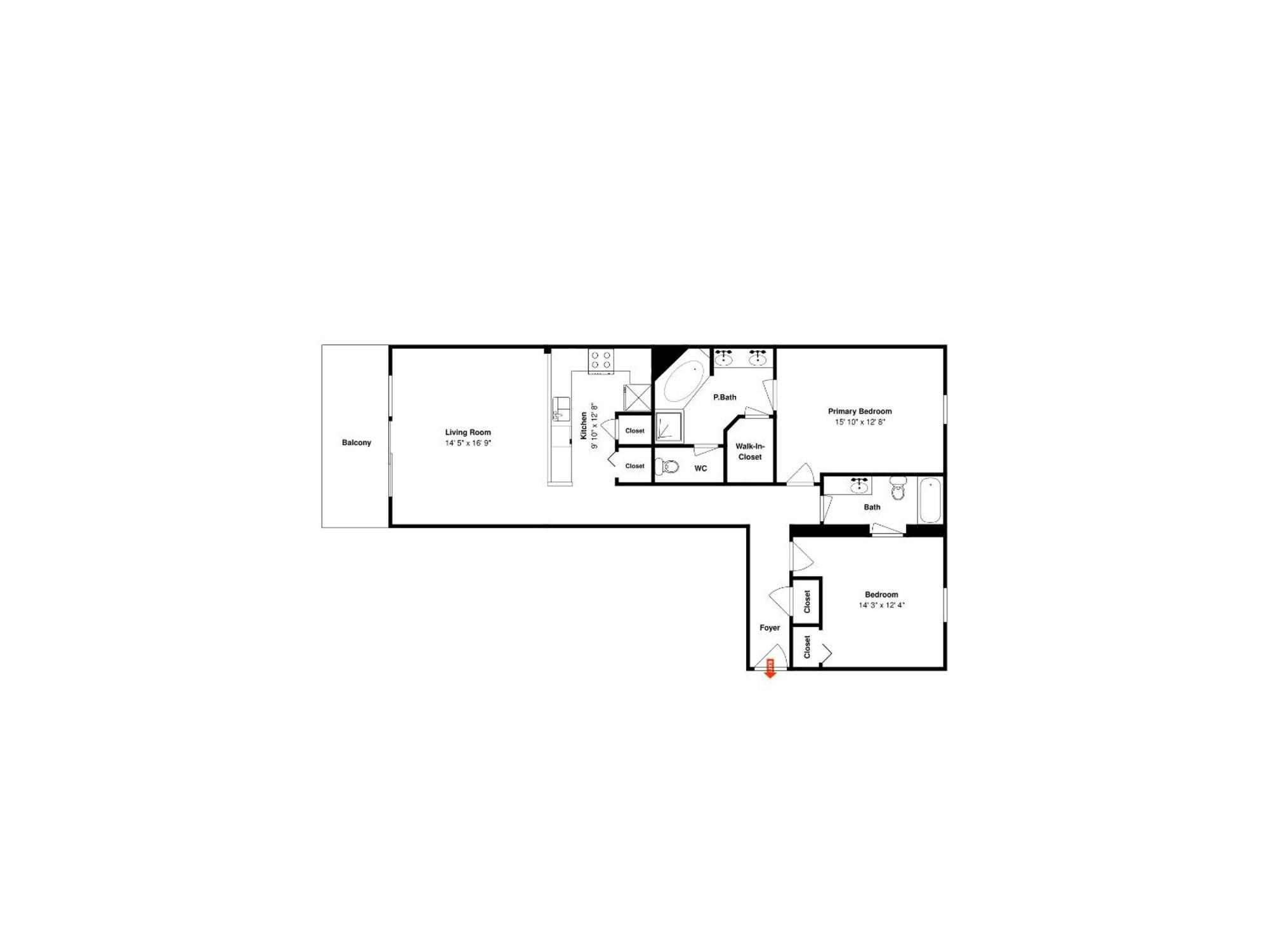 Apartment Majestic Towers I 207 *
